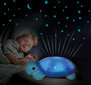 Nakts lampa ar gaismas projekciju - Turtle Blue Twilight Turtle Cloud B 007215 цена и информация | Rotaļlietas zīdaiņiem | 220.lv