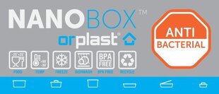 Коробка для хранения вещей Orplast NANOBOX, 3,1 л цена и информация | Ящики для вещей | 220.lv