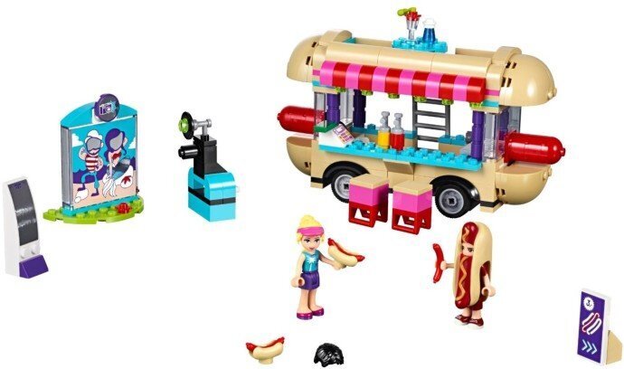 41129 LEGO® FRIENDS Atrakciju parka hotdogu veikaliņš cena un informācija | Konstruktori | 220.lv