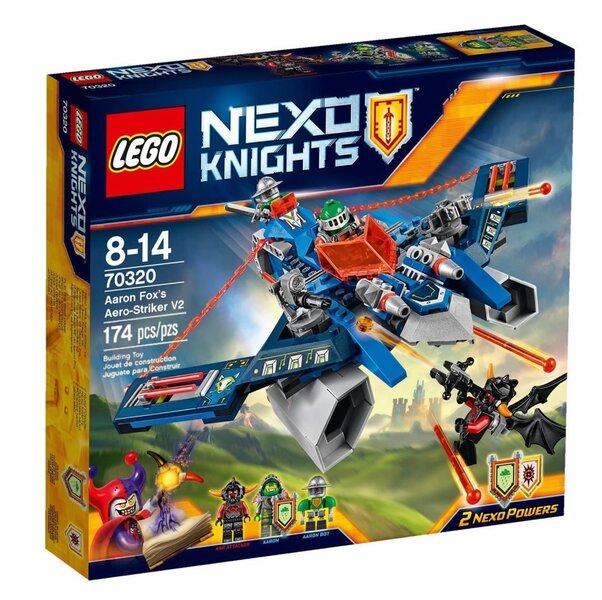 Конструктор Lego Nexo Knights Aaron Fox's Aero-Striker 70320​​ цена | 220.lv