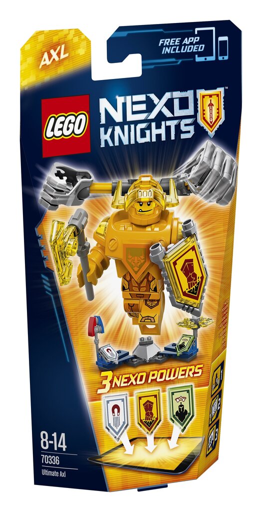 70336 LEGO® NEXO KNIGHTS Varenais Axl цена и информация | Konstruktori | 220.lv