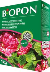 Granulēts mēslojums hortenzijām BIOPON, 1 kg цена и информация | Рассыпчатые удобрения | 220.lv