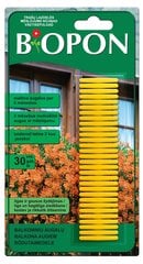 Удобрение в палочках для балконных растений BIOPON, 30 шт. цена и информация | Рассыпчатые удобрения | 220.lv
