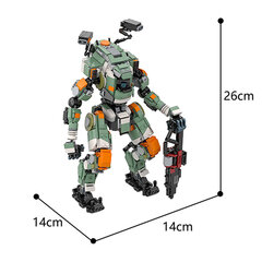 Buildmoc Creative Expert Mecha Game Titanfalls 2 BT-7274 Vanguard klases Titan Tehniskais Robots Būvbloki Rotaļlietas Bērniem cena un informācija | Puzles, 3D puzles | 220.lv