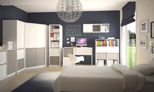 Кровать Mati L1, 90x200 cм, белый цвет цена и информация | Кровати | 220.lv