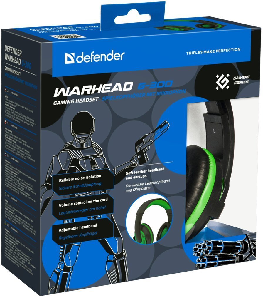 Defender Warhead HN-G300 cena un informācija | Austiņas | 220.lv