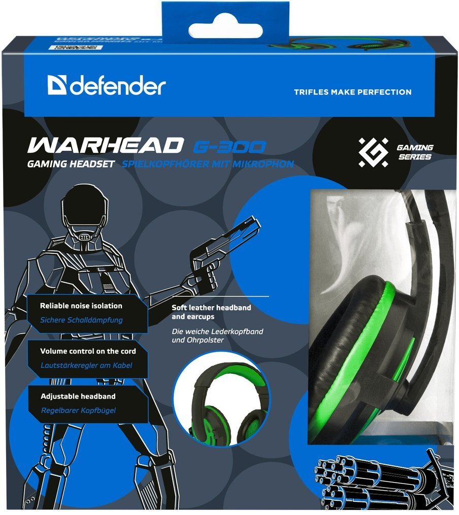 Defender Warhead HN-G300 cena un informācija | Austiņas | 220.lv