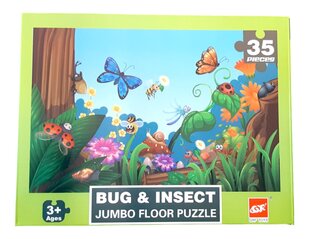 Пазл Jumbo Floor Puzzle Bug & Insect, 35 деталей цена и информация | Пазлы | 220.lv