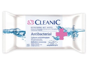 Антибактериальные влажные салфетки Cleanic, 15 шт. цена и информация | Первая помощь | 220.lv