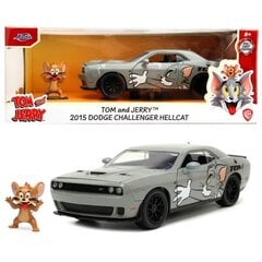 Toms un Džerijs automašīnas modelis Dodge Challenger Hellcat 1/24 Jada cena un informācija | Rotaļlietas zēniem | 220.lv