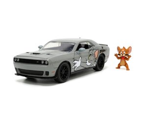 Toms un Džerijs automašīnas modelis Dodge Challenger Hellcat 1/24 Jada cena un informācija | Rotaļlietas zēniem | 220.lv