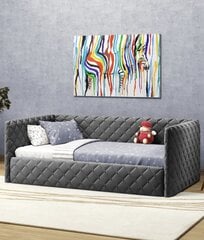 Gulta ELIZABETH + SAPNAS 2 XL, 90x200cm, pelēka cena un informācija | Gultas | 220.lv