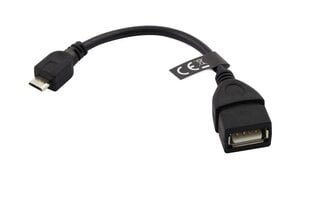 Адаптер Esperanza EB180 USB B MICRO / USB A OTG цена и информация | Адаптеры и USB разветвители | 220.lv