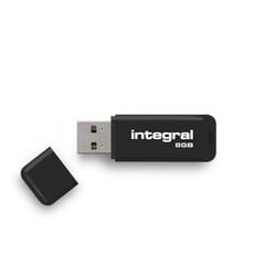 Накопитель Integral 8GB USB2.0 DRIVE BLACK USB flash drive USB Type-A 2.0 цена и информация | USB накопители | 220.lv