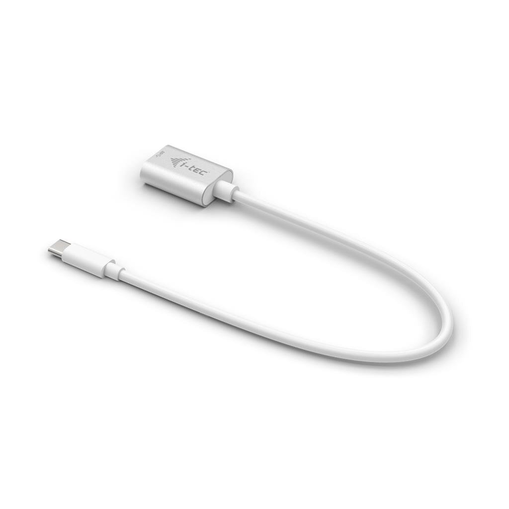 USB A uz USB C Kabelis i-Tec C31ADA   Balts цена и информация | Adapteri un USB centrmezgli | 220.lv