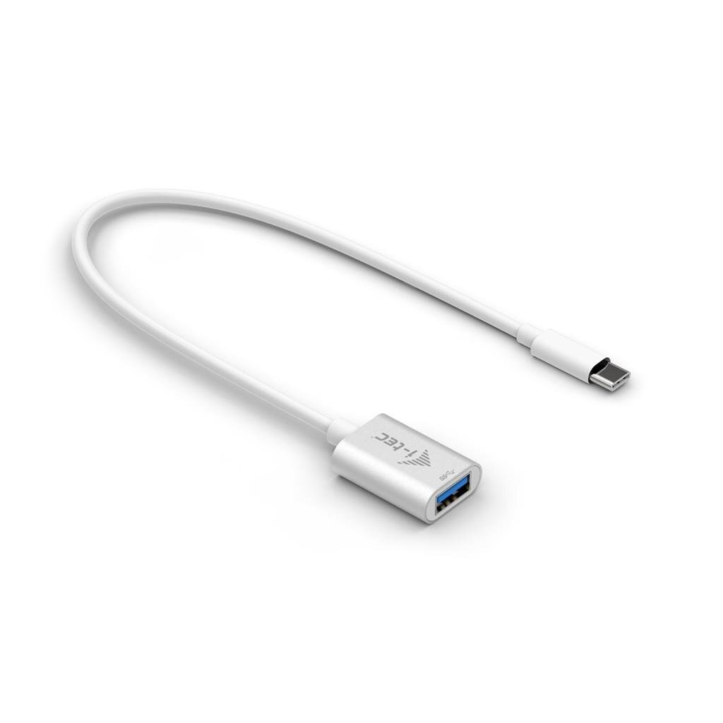 USB A uz USB C Kabelis i-Tec C31ADA   Balts цена и информация | Adapteri un USB centrmezgli | 220.lv