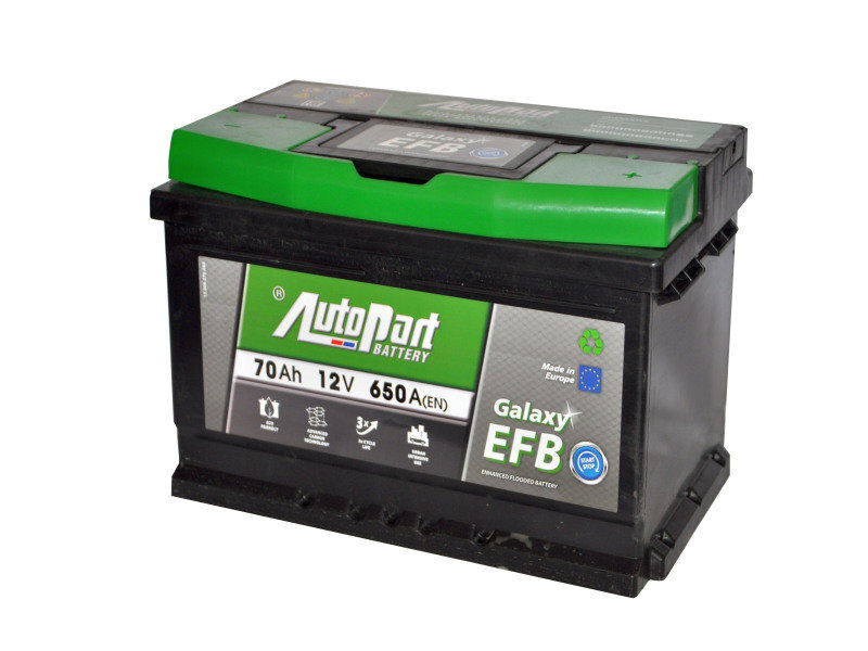 Akumulators 70AH 650A EFB GALAXY START STOP цена и информация | Akumulatori | 220.lv