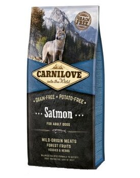 Сухой корм Carni Love Salmon for Adult для собак, 12 кг цена и информация | Сухой корм для собак | 220.lv