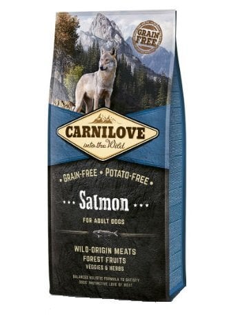 Carni Love Salmon For Adult 12kg цена и информация | Sausā barība suņiem | 220.lv