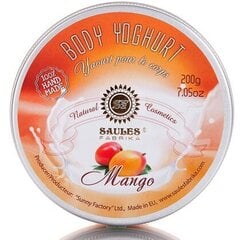 Mitrinošs ķermeņa jogurts MANGO Saules Fabrika 200 g cena un informācija | Ķermeņa krēmi, losjoni | 220.lv