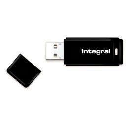 Zibatmiņa Integral Black 128GB USB3.0, Snap-on cap design, Melna цена и информация | USB Atmiņas kartes | 220.lv