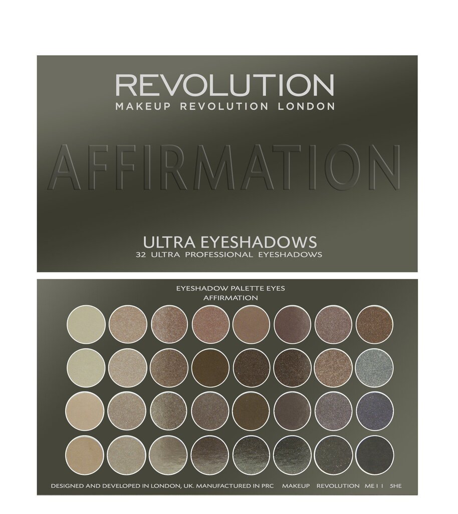 Acu ēnu komplekts Makeup Revolution Affirmation 30 g cena un informācija | Acu ēnas, skropstu tušas, zīmuļi, serumi | 220.lv