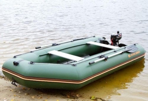Piepūšamā laiva Kolibri KM-360D, zaļa cena un informācija | Laivas un kajaki | 220.lv
