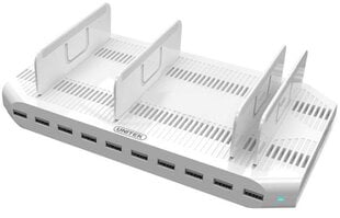 Стойки и репликаторы 10x USB 2,4А, 96Вт; Y-2172 цена и информация | Охлаждающие подставки и другие принадлежности | 220.lv