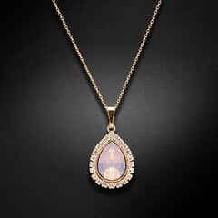 Kulons "Debesu Piliens (Rose Water Opal)" ar Swarovski™ kristāliem DS01K760 cena un informācija | Kaklarotas | 220.lv