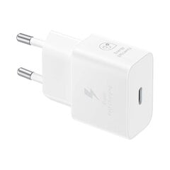 Tīkla lādētājs ar USB-C kabeli, Samsung GaN 25 W. SFC, balts cena un informācija | Lādētāji-akumulatori (Power bank) | 220.lv