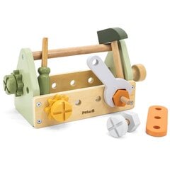 Koka amatnieka instrumentu kaste Viga Toys L-44229 cena un informācija | Rotaļlietas zēniem | 220.lv