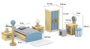 Rotaļu koka mēbeles leļļu mājām Viga Toys L-44035 cena un informācija | Rotaļlietas meitenēm | 220.lv