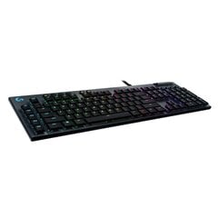 Spēļu mehāniskā tastatūra Logitech, G815 Lightsync RGB, Clicky Switch cena un informācija | Klaviatūras | 220.lv