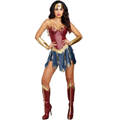 Helovīna dāmu kostīmi, Helovīna varoņu kostīmi, Wonder Woman Cosplay, Helovīna kostīmi cena un informācija | Svārki | 220.lv