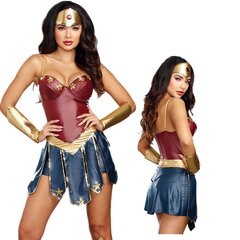 Helovīna dāmu kostīmi, Helovīna varoņu kostīmi, Wonder Woman Cosplay, Helovīna kostīmi cena un informācija | Svārki | 220.lv