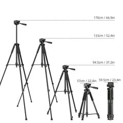 Statīvs kamerai, TRIPOD D-700 cena un informācija | Aksesuāri videokamerām | 220.lv