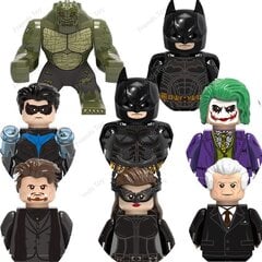 8gab Justice League Betmens Supermens Flash Wonder Woman Marsietis Manhunter Zaļās laternas bloka mini vīrieša figūra cena un informācija | Puzles, 3D puzles | 220.lv