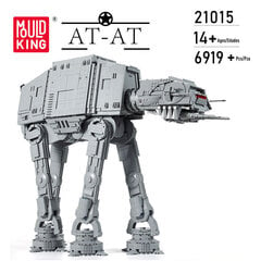 MOLD KING 21015 MOC Minifig Scale AT-AT Celtniecības rotaļlietas Star Plan Motorizēts UCS Walker Modelis Bloki Ķieģeļi Dāvanas bērniem цена и информация | Пазлы | 220.lv