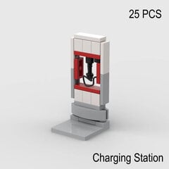 MOC Tehniskais Teslaed Model X 3 S Cybertruck Energy Car Celtniecības bloki Pilsētas Elektriskie Transportlīdzekļi Ķieģeļi Rotaļlietas Dāvanas Bērniem Zēns cena un informācija | Puzles, 3D puzles | 220.lv