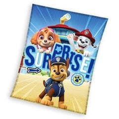 Bērnu pleds Polar Paw Patrol 130x170 cm cena un informācija | Gultas pārklāji, pledi | 220.lv