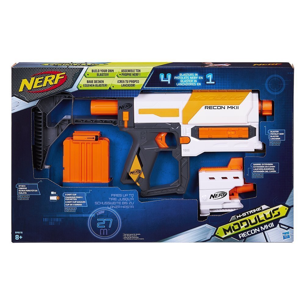 Pistole NERF MODULUS RECON MK-11 N-Strike Hasbro B4616 цена и информация | Rotaļlietas zēniem | 220.lv