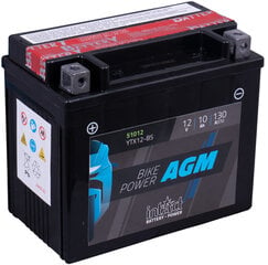 Akumulators motocikliem inAct Battery-Power AGM YTX12-BS, 10Ah, c20, 130A cena un informācija | Moto akumulatori | 220.lv