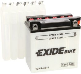 12V 9Ah 12N9-4B-1 135x75x139+- Exide cena un informācija | Moto akumulatori | 220.lv