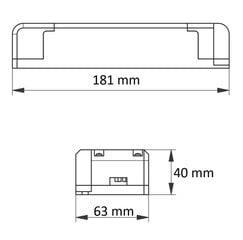 Источник питания LED PRO 12В/80Вт, IP20, LD-ZASPRO80W-30, GTV цена и информация | Светодиодные ленты | 220.lv