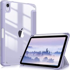 iPad Mini 6 (8,3 дюйма, модель 2021 года) - противоударный чехол, прозрачная задняя крышка, автоматическое включение/выключение для iPad Mini 6-го поколения цена и информация | Чехлы для планшетов и электронных книг | 220.lv