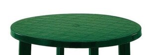 Plastmasas galds Tondo, zaļa цена и информация | Столы для сада | 220.lv