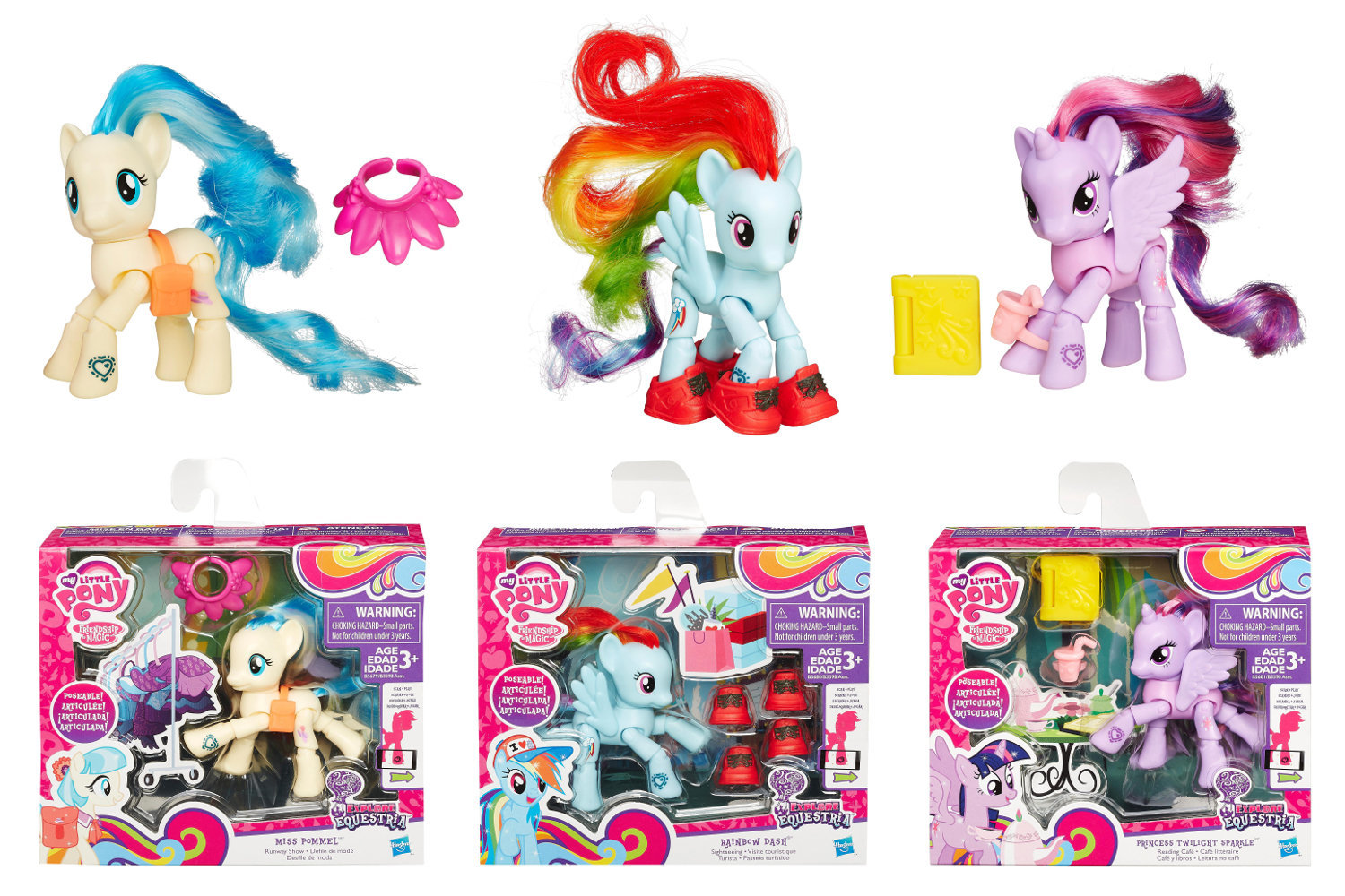 Маленький пони „My Little Pony Poseable Pony“, 1 шт. цена | 220.lv