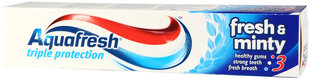 Зубная паста Aquafresh Fresh'N'Minty 100 мл цена и информация | Зубные щетки, пасты | 220.lv