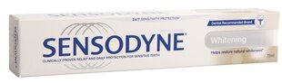 Зубная паста Sensodyne Whitening, 75 мл цена и информация | Зубные щетки, пасты | 220.lv