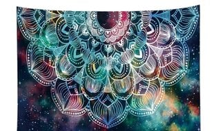 KBEAZY Sienas gobelēns 130x150 cm, mandala cena un informācija | Paklāji | 220.lv